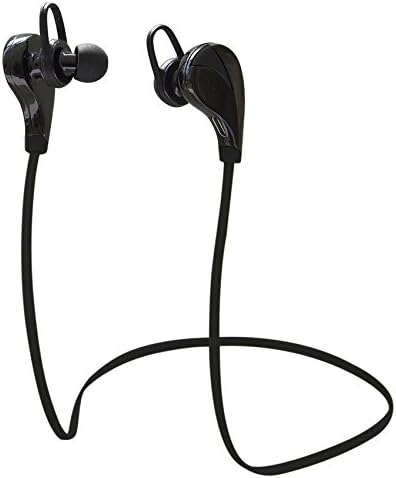 Bluetooth Wireless Headphones - Sweat Proof Earbuds Bluetooth 4.1 Headset With Built-in Microphone, Crystal Clear Sound &amp; Noise Cancellation -Black- By Arche Tech