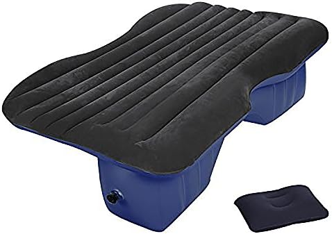 EGI Universal Dark Black Inflatable Car Mattress for Back Seat of Sedan, SUV, Pickup Trucks, Mini Van, and Semi Trucks