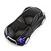 CHUYI Cool Car Shaped Wireless Mouse 1600DPI Optical Portable Cordless Mice with USB Receiver for Travel Business Office School Home Gift (Black)