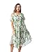 Riviera Sun 21833-OLV-1X Cold Shoulder Umbrella Dress Olive/White