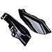 Black Mid Frame Air Deflector Trim For Harley Touring Street Glide FLHX Electra Glide 2009-2016