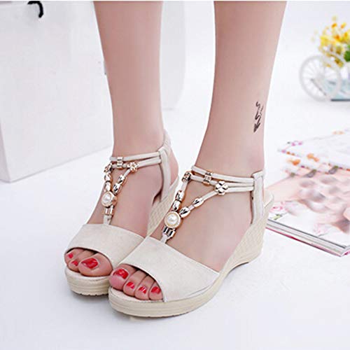 3 Caopixx+Strappy+Leather+Platform+Sandals