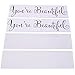 eBoot Mirror Decal Wall Sticker Vinyl Decoration You're Beautiful Stickers, 2 Pack