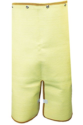 National Safety Apparel A03TC0124X26 Thermobest Split Leg Apron, 24" x 26", Yellow