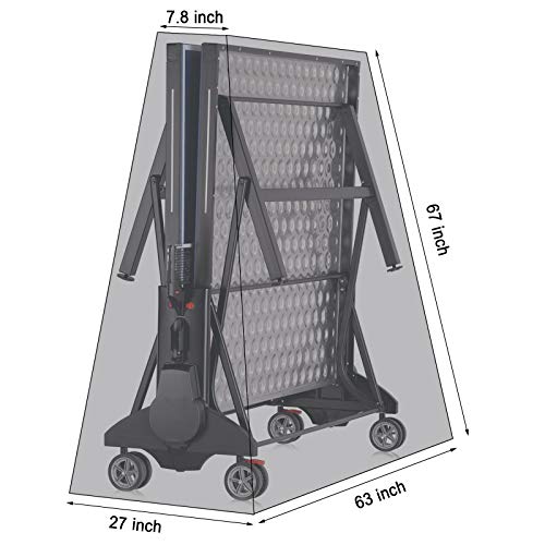 ORANDESIGNE Table Tennis Table Cover Ping Pong Table Waterproof Cover