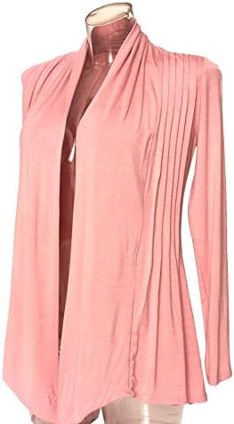 Love nation Women's Long Sleeve Pleated Sides Over Shirt Blush Large
