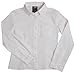 French Toast Long Sleeve Oxford Blouse With Princess Seams Girls White 8