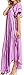 Sakkas 60SE Melika Tie Dye Caftan Dress - Purple - One Size