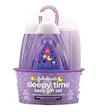Johnson's Sleepy Time Baby Gift Set with Relaxing NaturalCalm Aromas, Bedtime Essentials, 4 Items
