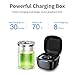 AINOPE Mini Bluetooth Earbud with Charge Box (70H Talking Time),Sweatproof True Wireless Earphone with CVC 6.0 Noise Cancelling Mic,Stereo Bluetooth Invisible Earphone with Built-in Mic (1 PCS, Black)