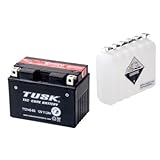 Tusk Tec-Core Battery with Acid TB9AA -Fits: Honda TRX 125 FOURTRAX 1985-1986