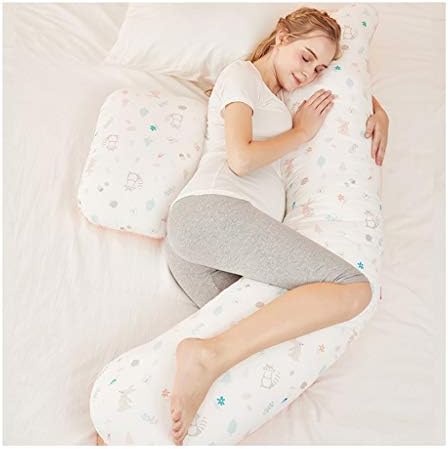 pillow THBEIBEI Cotton Fiber Breastfeeding Maternity U Shape Multifunction Support Cushion Removable Cleaning Four Seasons Available 140 * 80 cm (Size : E)