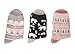 Dosoni Womens Girl Cartoon Animal Patterned Novelty Cute Casual Crew Socks Pack of 3 (Animal/Tree)