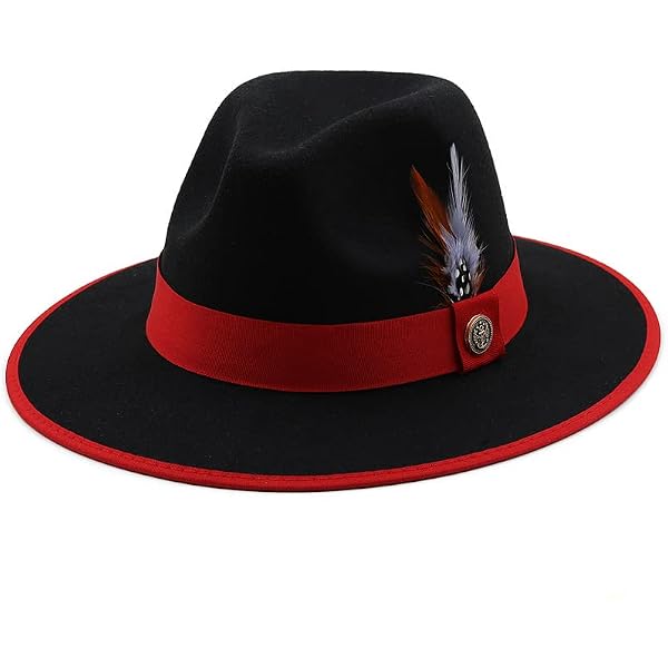 Classic Fedora Hats for Men & Women Wide Brim Felt Hat  display picture 1