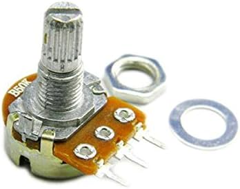 Set of 2Ea 10k Log/Logarithmic Taper Rotary Potentiometers 1/2W (0.5W)