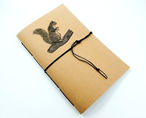 Squirrel Journal - Lined, Dot Grid, Blank, Music, Graph or Checklist Pages