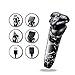 Men's Rechargeable Electric Razor shaver for Men with USB Fast Charging, 4 in 1 Wet/Dry Waterproof Travel Rotary Shaver, Beard Trimmer and Nose Hair Trimmer for men