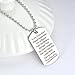 danjie Meaningful Dog Tag Necklace for Boy and Men,to My Grandson from Grandpa and Grandma Stainless Steel Necklace Inspirational Gifts for Grandson Jewelry (Nkc019, Stainless-Steel)