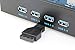 E-SDS USB 3.0 4-Ports 5.25 inch Metal Front Panel USB Hub for Desktop[ 20 Pin Connector & 2ft Adapter Cable]