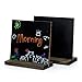 8 Pack Mini Chalkboard Signs, 5 X 6 Inch Vintage Wooden Tabletop Chalkboard Sign with Base Stand, Small Message Chalkboard Sign for Party, Restaurant, Wedding Signs, Bar Countertop and Home