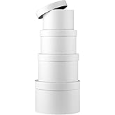 Round Gift Boxes with Lids Flower Boxes for Arrangements White Round Boxes Set of 4 Nesting Gift Boxes with Lids for Flowers Arrangements Empty, Bridesmaid, Proposal, Wedding, Birthday, Party Favor