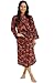 Del Rossa Women's 100% Flannel Cotton Bathrobe Robe