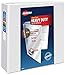 Avery Heavy Duty View 3 Ring Binder, 4" One Touch Slant Ring, Holds 8.5" x 11" Paper, 1 White Binder (79704) primary