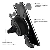 BESTHING 10W Wireless Charger, Wireless Fast Car Mount, Air Vent Phone Holder, 10W Compatible for Samsung Galaxy S9/S9+/S8/S8+/Note 8, 7.5W Compatible for iPhone Xs Max/Xs/XR/X/ 8/8 Plus
