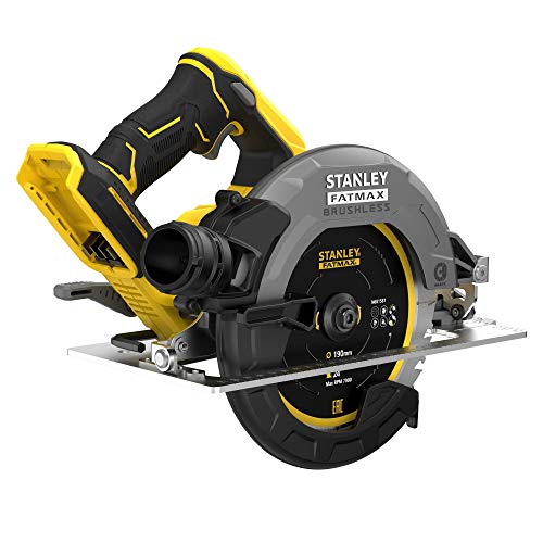 Stanley FatMax V20 Akku-Handkreissäge SFMCS550B (18V, bürstenlos, werkzeuglose Schnitttiefen- und Winkeleinstellung bis… – Bild 4