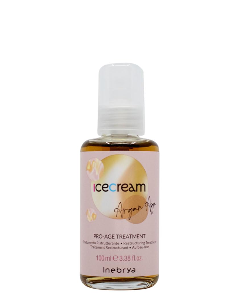 Inebrya Ice Cream Argan Age Pro-Age Treatment - Trattamento Ristrutturante 100ml