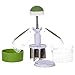 Ohana Magic Onion Chopper Vegetable Food Garlic Fruit Tomato Slap Chop Chopper Slicer Cutter Dicer + FREE Hand Peeler