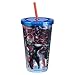 Vandor Marvel Captain America Civil War 18 Ounce Acrylic Cup, Multicolored