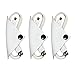 Cord Keeper (Cord Wonton) Leather Cord Organizer 3-Pack Handmade by Hide & Drink :: White