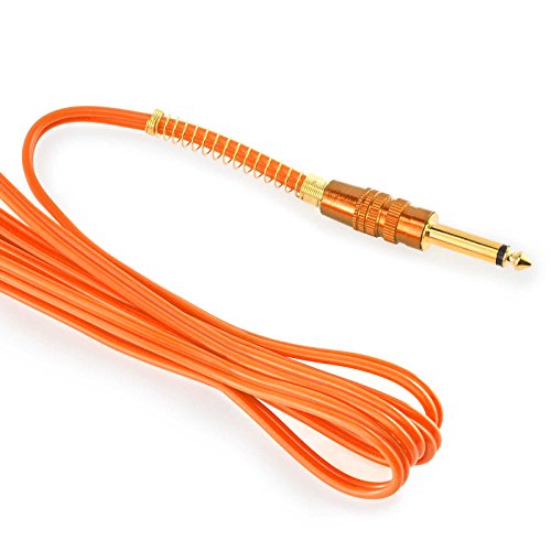AmeriVolt Tattoo Machine 6 ft. Silicone Rubber Clip Cord - Orange