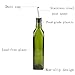 XYUN Olive Oil Bottle,17 OZ Dark Green Kitchen Oil Bottle Against Sunlight with 2 Oil Dispensing Pour Spouts for Easy Pouring,1 Stainless Steel Aided Funnel for Refilling,Leakage-free Oil Dispenser