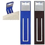 Great Deal(TM) Reading Book Light with rubber layer Foldable Portable White LED Clip-on