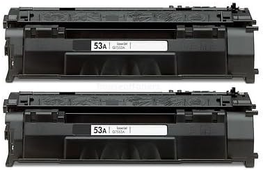 Q7553A 53A Toner Cartridge La Divine Compatible For HP LaserJet P2015, P2015dn M2727nf MFP 2 pack