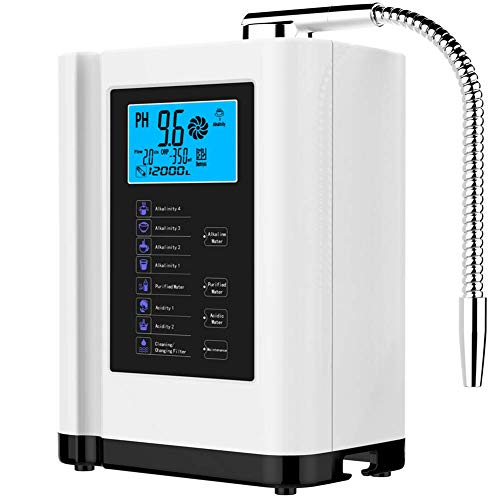 Barbella Water Ionizer & Purifier Machine PH 3.5-10.5 Alkaline Acid / 7 Water Settings Up to / 500mV ORP/ 6000 Liters Per Filter/Auto-Cleaning-Better Water Better Life[US Warehouse Delivery]