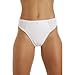 Camille Womens Ladies Micro-Fibre Briefs Control Thong Knickers Underwear White