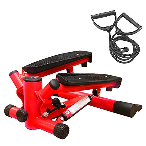 KENL-Fitness-Mini-Stepper-Step-Trainer-Equipment-Household-Gym-Hydraulic-Mute-Stepper-with-Resistance-Bands-Mini-Stepper-Fitness-Cardio-Exercise-Trainerwith-LCD-Monitor-and-Resistance-Bands