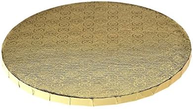 8" Gold Round Drum 1/2"
