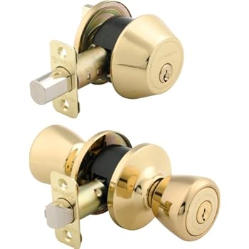 Brinks 2102-105 Tulip Style Keyed Alike Door Knob and