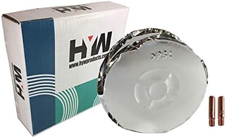 .035" E71T-GS Flux Cored Gasless Welding Wire 2 lb with Free Contact Tip (Included L-.035" 2pcs)