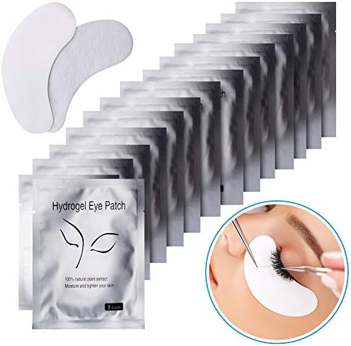 120 Pairs Set Under Eye Pads, SoulBay Lint Free Lash Extension Eye Gel Patches for Eyelash Extension Eye Mask Beauty Tool