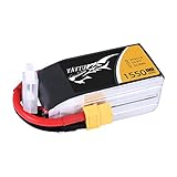 Tattu LiPo Battery Pack 1550mAh 14.8V 45C 4S with XT60 Plug for RC Car Boat Truck Heli Airplane UAV Drones FPV