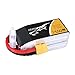 TATTU 1550mAh 14.8V 45C 4S LiPo Battery Pack with XT60 Plug for RC Boat Truck Heli Airplane UAV Drones FPV