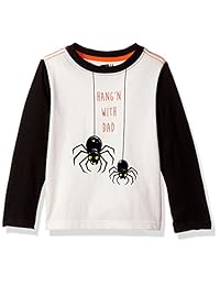 Crazy 8 - Camiseta de manga larga para niño con texto en inglés "His Li'l Long-Sleeve Graphic"
