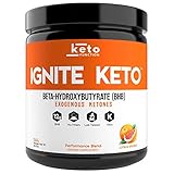 IGNITE KETO Drink - Instant Exogenous Ketones Supplement - 12g Pure BHB Salts - Fuel Ketosis, Energy, and Focus - Best goBHB Ketone Drink Powder Mix - Perfect for Low Carb Keto Diet
