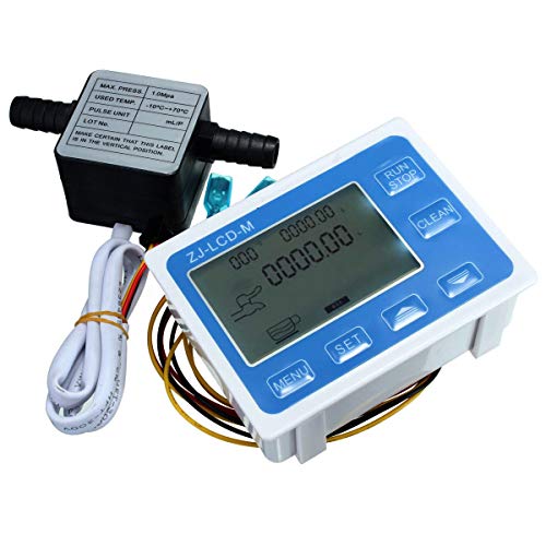 Ocamo 3/8in Flow Control LCD Display + Oil Fuel Gasoline Milk Water Gear Sensor - Thumbnail 5