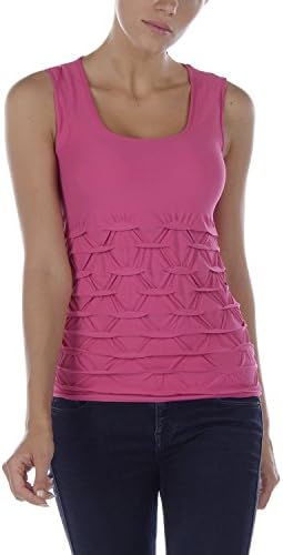 Last Tango Puckered Rouched Seamless Tank